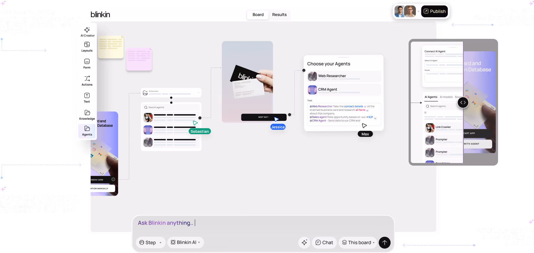 Working alongside AI on studio