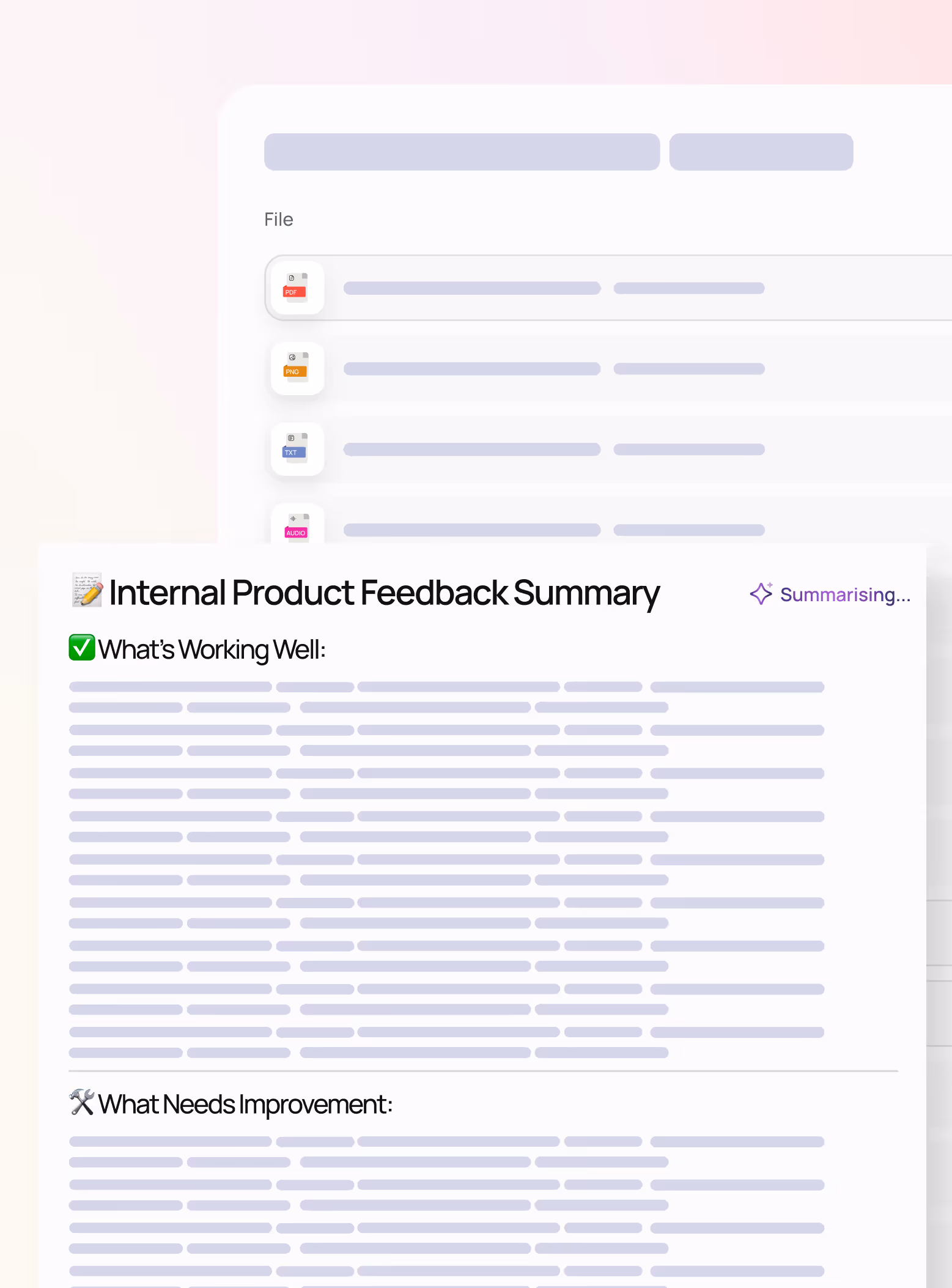 Turn data chaos into structured report